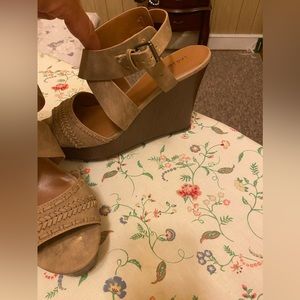 High Heel Strappy Wedges